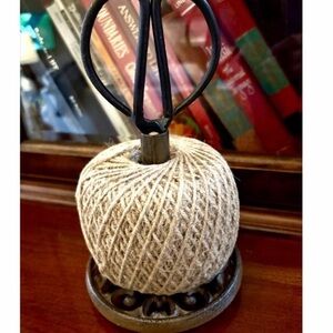 Cast IronTwine Holder with Scissors